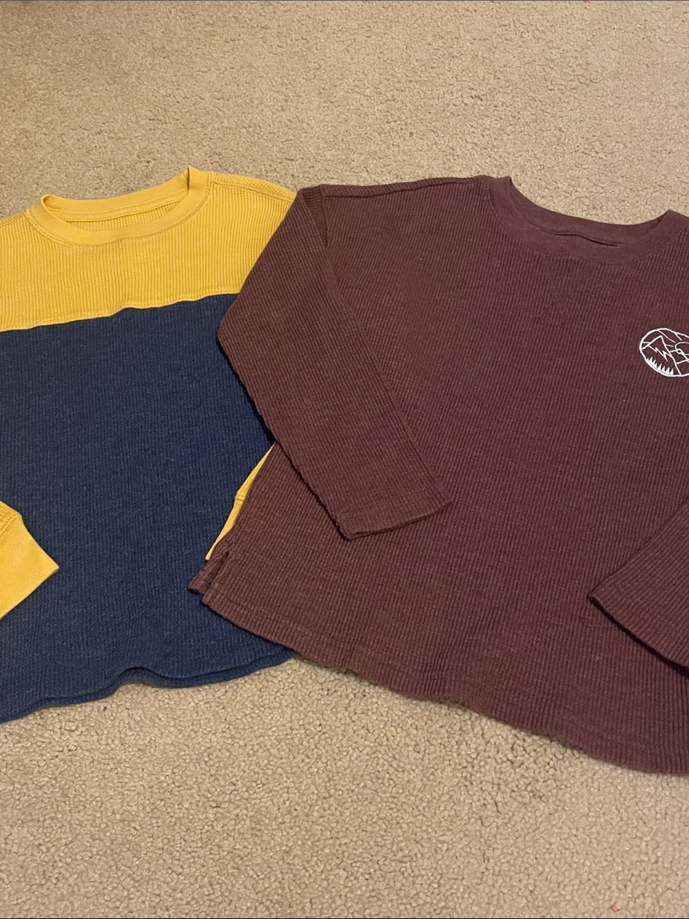 Cat & Jack Boys Bundle of ribbed long sleeve tops